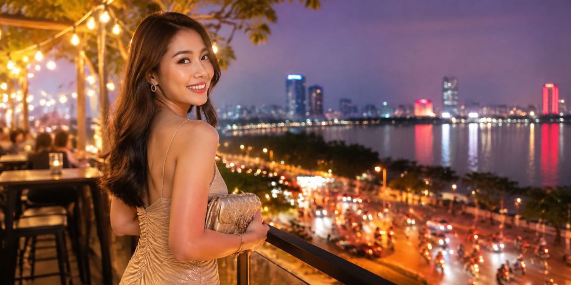 Người dùng tại Hà Nội xem tỷ lệ kèo bóng đá trên điện thoại ở chợ đêm