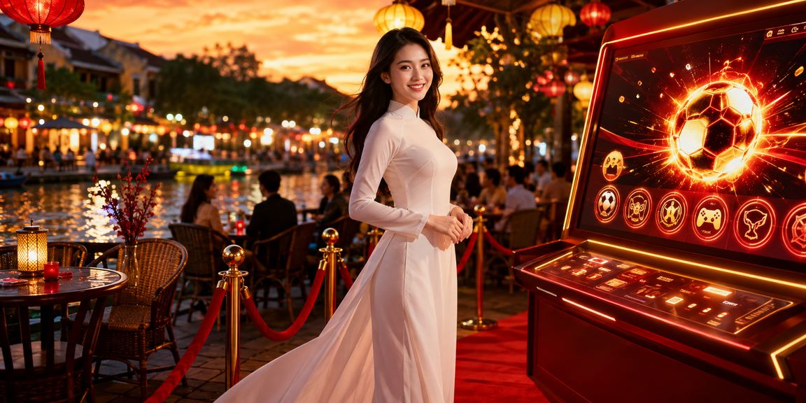 Người chơi esports tại Hội An với trang phục áo dài truyền thống Việt Nam