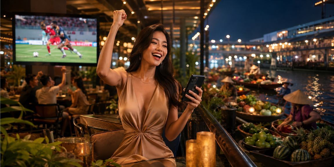 Người dùng vùng Mekong xem kèo cá cược thể thao trên điện thoại di động